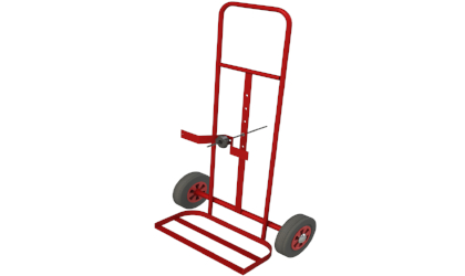 CAD model of trolley