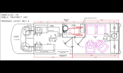 2D CAD plan