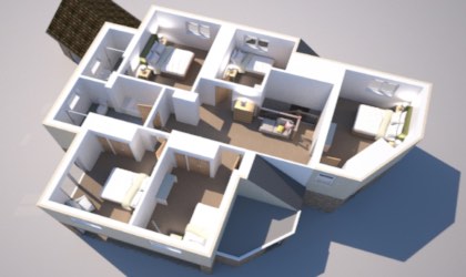 Image of room planning overhead