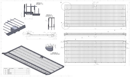 Engineering technical 3 view