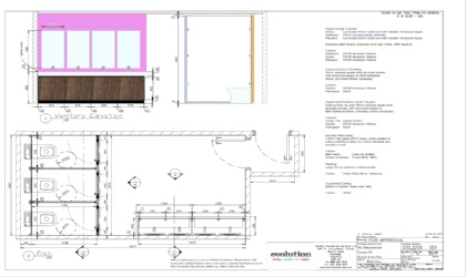 Foorplan and elevation drawing